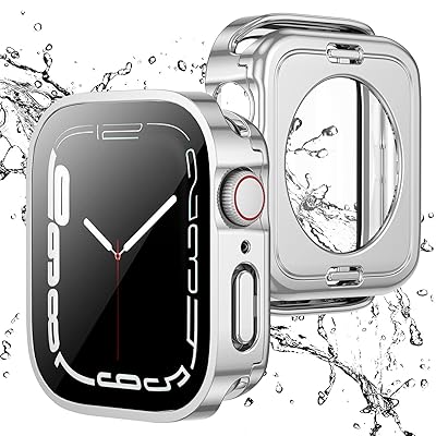 対応 Apple Watch ケース Series 9/8/7 45mm アップルウォッチ PC素材+9H硬度ガラス 防水 防塵 一体型 高感度 高耐久性 耐衝撃 2 in 1 前後二重構造全面保護 装着簡単 脱落しやすい iWatch 45mm シ 対応 Apple Watch ケース Series 9/8/7 45mm アップルウォッチ PC素材+9H硬度ガラス 防水 防塵 一体型 高感度 高耐久性 耐衝撃 2 in 1 前後二重構造全面保護 装着簡単 脱落しやすい iWatch 45mm シ