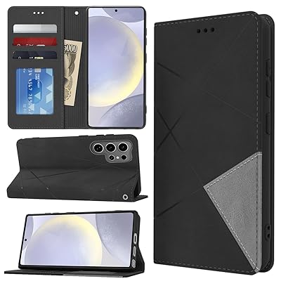 Galaxy S25 Ultra ケース 手帳型 財布型 耐衝撃 ギャラクシー S25Ultra スマホケース カード収納 横置き機能 SC-52F SCG32 携帯カバー 横置きスタンド機能付 ラップホール付き マグネット内蔵 擦り傷防止 肌感レザ