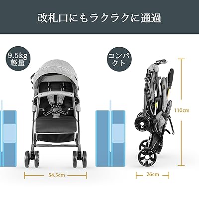 ベビーカー 2人乗りベビーカー 双子用 背面タイプ 折りたたみ可能 振動緩和ポール付き ワンタッチ開閉 紫外線防止 横になりうる お祝い ギフト 0～36ヶ月