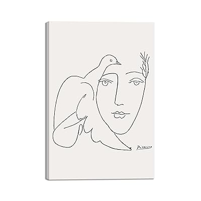 絵画 装飾画 ピカソ 平和鳩 キャンバス絵画インテリア キャンバス 雑貨 おしゃれ 写真リビングルームモダンホーム装飾 インテリア 部屋飾り 新築飾り 壁飾り ...