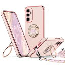 Galaxy S24 用 ケース ダブルリング付き ショルダー ストラップ付き 耐衝撃 薄型 軽量 紐付き 肩掛け 斜めかけ かわいい 女の子 おしゃれ スマホ...