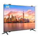 テレビ保護パネル55インチ テレビカバー 55inch 液晶TV保護パネル 55型対応 画面保護対策 子供の目保護対策 ブルライトカット 目に優しい 3mmアクリル製 高強度 地震対策 全透明 高透過率 低反射 指紋防止 破損防止 取り付け簡単 固定