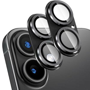 カメラフィルム カメラ保護iPhone 16 Plus / 16用 2枚セット レンズカバー カメラカバー レンズ保護カバー カメラ保護フィルム 宇宙航空材料 強化ガラス 超高硬度9Hガラス 5層設計 360°保護 3眼レンズ保護 超高透過率 黒縁取