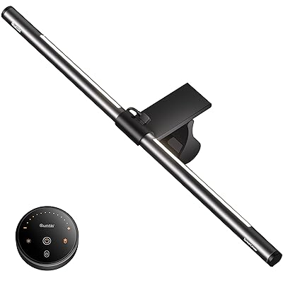モニターライト USBライト 51cm バックライト 無線リモコン搭載 4種類の色温度 無段階調光 非対称な配光 間接照明モード デスクライト モニター掛け式ライト HY215