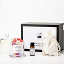 アロマセット エッセンシャルオイル 天然石 ギフトパック エッセンシャルオイル 15ml + クリスタル 300g + 蓋付き半透明ガラスボトル アロマディフューザー ストーン アロマストーン 天然石ブレンド クリスタル アロマオーナメント 空気浄化(3)