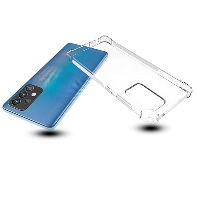 Galaxy A52 5G ケース クリア 黄ばみにくい 耐黄変 四隅强化保護 落下防止 耐衝撃 SC-53B カバー TPUカバー [Qi無線ワイヤレス充電/傷つけ防止/滑り止め/指紋防止/撥水撥油/取付簡単] Galaxy A52 5G SC-5