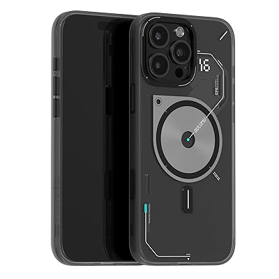 A16 for iPhone 16 Pro Max ケース フロストケース 全カバーへアップグレード Magsafe対応 マグネット内蔵 両面IMD加工 耐スクラッチ 独自の冷却窓 全面保護ケース ワイヤレス充電対応 強化アルミリング メタル個別ボタ