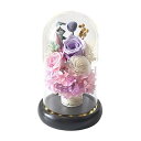 仏花 プリザーブドフラワー 仏壇用 お供え花 お悔み 生花 薔薇 ブリザードフラワー お供え ガラスドーム プレゼント ペット仏花 花 お盆 御供え 枕花 お墓参り 仏壇花 喪中はがき 喪中お見舞い ledライト付き アレンジメント お供え お悔やみ