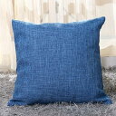 クッションカバー 55x55cm 北欧 2枚セット おしゃれ 可愛い リネン 亜麻 無地 シンプル ファスナー インテリア 家庭装飾 車 部屋飾り 四季通用 (...