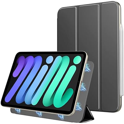 iPad Mini A17 Pro ケース iPad mini6 ケース マグネット iPad Mini 第7/6世代 ケース 8.3インチ 2024/2021 iPad Mini7/6 カバー 第七/六世代 磁気吸着 スマートフォリオケース Pe