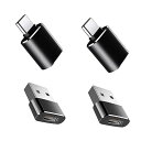 USB Type c 変換アダプタ Type C to USB 変換アダプタ タイプCUSB変換アダプターセット 2個 USB CメスからUSBオス変換アダプタ...