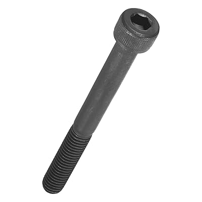 10個のソケットヘッドキャップねじ [M8-1.25 x 70mm] 合金鋼 完全ねじ 黒酸化物 12.9級 内部六角ねじ 3Dプリンター 家具 産業用 黒(4)