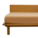 ボックスシーツ ワイドダブル 150x200x30cm 綿100% ベッドシーツ 平織り マットレスカバー ベット用 防ダニ 抗菌 BOXシーツ キャメル(3)