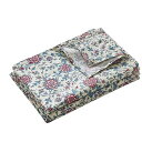 フラットシーツ キング 250x290cm 綿100% 敷きシーツ ベッドシーツ マットレスカバー アッパーシーツ 防ダニ 抗菌 花柄(3)