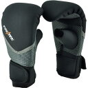 ボクシンググローブ ネオプレ ウォッシャブル パンチンググローブ 通気性 洗える キックボクシング トレーニンググローブ (S/M, ブラック)