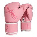 ボクシンググローブ パンチンググローブ 通気性 キックボクシング 総合 格闘技 パンチンググローブ サンドバッグ MMA トレーニンググローブ (ピンク, 12...