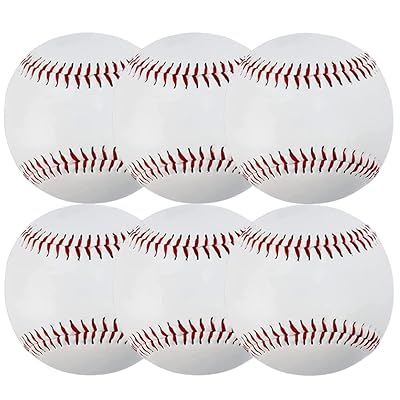 野球ボール 軟式トホワイト レザー 軟式トレーニングボール ソフトボール やわらかい 野球練習ボール (6) 野球ボール 軟式トホワイト レザー 軟式トレーニングボール ソフトボール やわらかい 野球練習ボール (6)