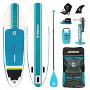 Bluesky B2 SUP サップ インフレータブル スタンドアップパドルボード カヤックシート付き 積載重量130-150kg 安定性 滑り止め ヨガ 釣り...