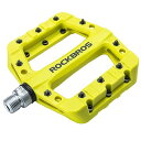 (ロックブロス)自転車 ペダル フラットペダル 軽量 mtb ペダル ロードバイク ナイロン繊維 大面積 滑り止め bmx 9/16