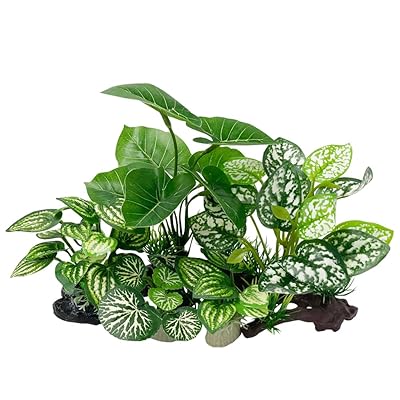 人工水草/ベタ 小型水草 レイアウト 水槽 オーナメント 水槽内装 アクアリウム 水槽内装 アクアリ ...