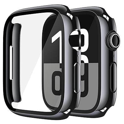 対応 Apple Watch Series 10 42mm用 ケース, 対応アップルウォッチ 10 42mm 保護カバー ガラスフィルム 一体型 PC素材全面保護(ブラック) 対応 Apple Watch Series 10 42mm用 ケース, 対応アップルウォッチ 10 42mm 保護カバー ガラスフィルム 一体型 PC素材全面保護(ブラック)