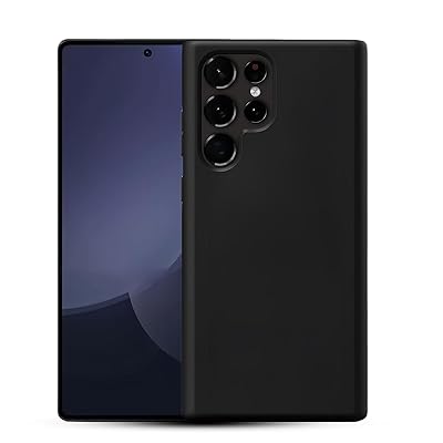 対応 Samsung Galaxy S25 Ultra ケース ブラック極薄 Galaxy S25 Ultra (6.80インチ) カバー 耐衝撃 全面保護 指紋防止 すり傷防止 持ちやすい 滑り止め ギャラクシーS25 ultra 保護ケース(マッ