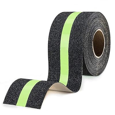 滑り止めテープ ロールタイプ 防水 50mm x 5m 貼るだけ簡単 施工 屋内 すべり止め ブラック緑