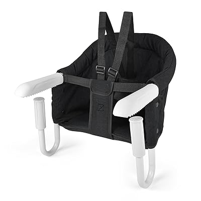 ベビーチェア 折りたたみ テーブルチェア 食卓 赤ちゃんテーブルイス 6ヶ月から3歳まで最適 幼児用 家庭・外食・旅行用 調整可能 洗えるシート(ブラック)