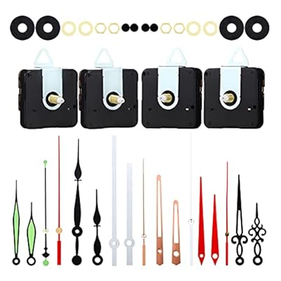 樂天商城 - 時計 ムーブメント 4枚セット 手作り 掛け時計用 時計きっと 時計シャフト 時計キット時計補