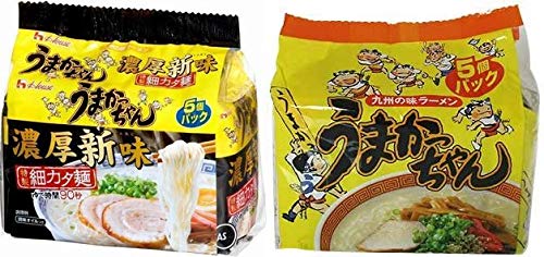 【即納／2種セット】うまかっちゃん 10食セット(オリジナル5食+濃厚新味5食)博多ラーメン 袋ラーメン ..