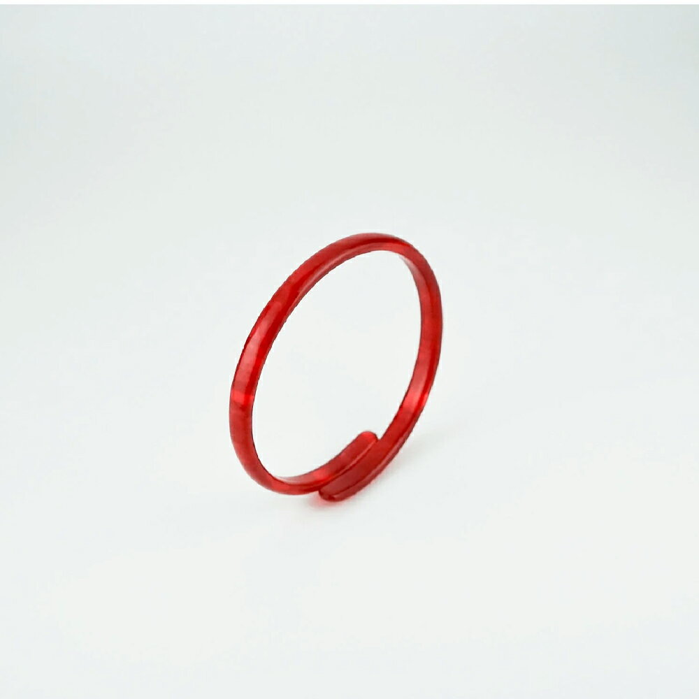 【メール便1通につき2個まで】 キッソオ ブレスレット J87 レッド メガネ素材のブレスレット KISSO キ..