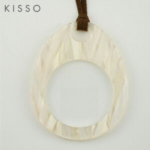 キッソオ ルーペ EGA-H60 ホワイト メガネ素材のペンダントルーペ 鯖江 KISSO