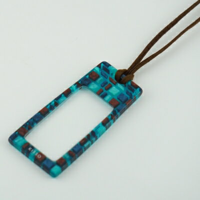 KISSO ペンダントルーペ LS2-CK3 マリンブルー おしゃれ 敬老の日 母の日 父の日 プレゼント 日本製 鯖江