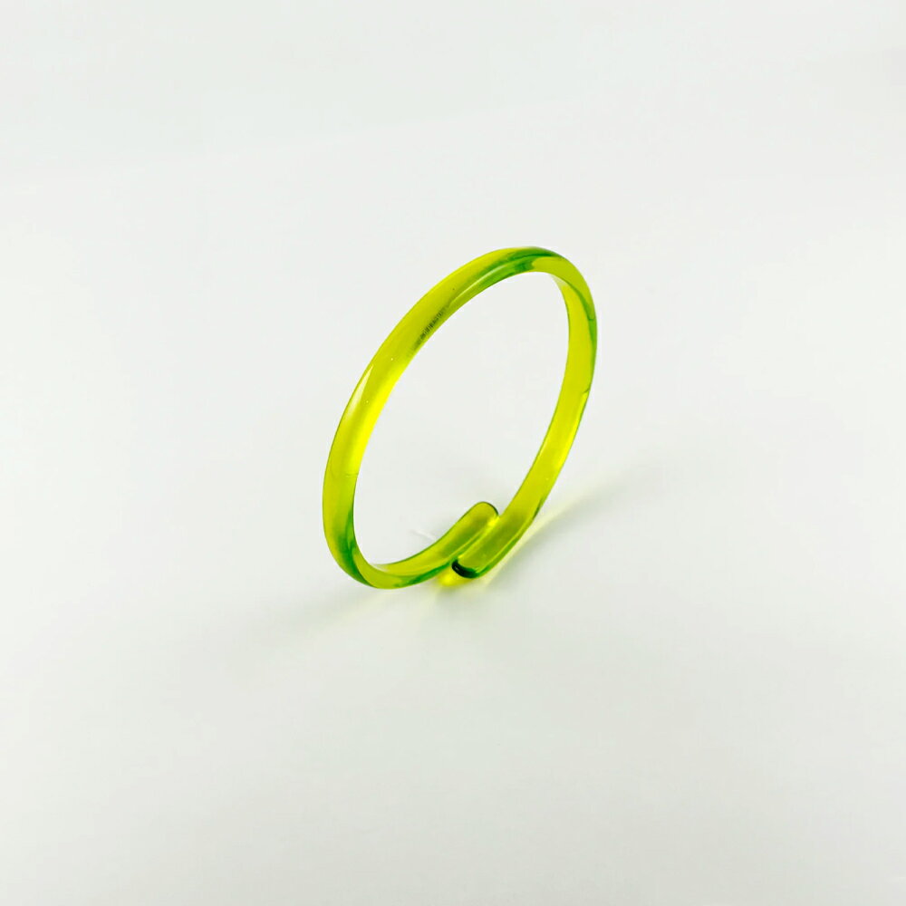 【メール便1通につき2個まで】 キッソオ ブレスレット 707 ネオンイエローグリーン メガネ素材のブレス..