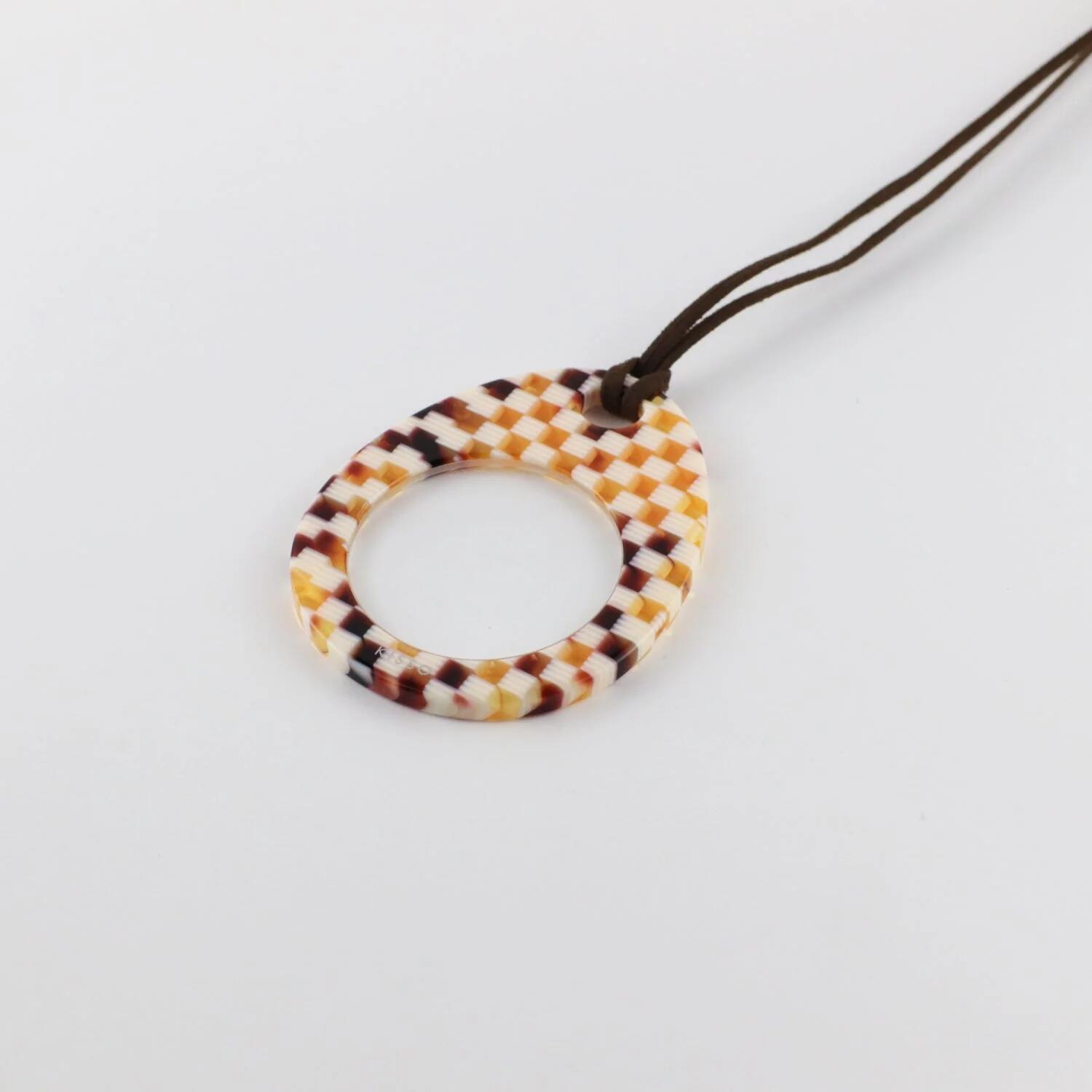 KISSO ペンダントルーペ EGA-184 マルチブラウン おしゃれ 敬老の日 母の日 父の日 プレゼント 日本製 ..