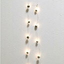 LEDメタルガーランド ベル ゴールド シルバー クリスマス キャンプ