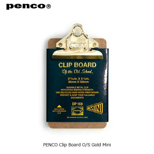ペンコ クリップボード O/S Mini PENCO ゴールド ハイタイド メモ 伝票 dp169 HIGHTIDE バインダー 【業務用対応・大量注文対応】【即日出荷可能（休日除く）】
