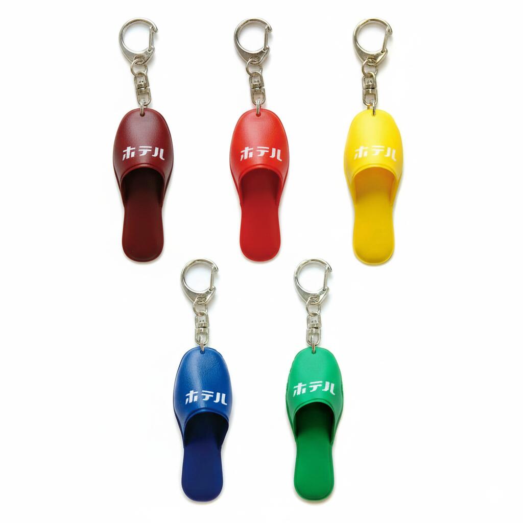 【メール便1通につき5個まで】 ハイタイド キーリング キーホルダー ニューレトロ スリッパキーホルダー HIGHTIDE
