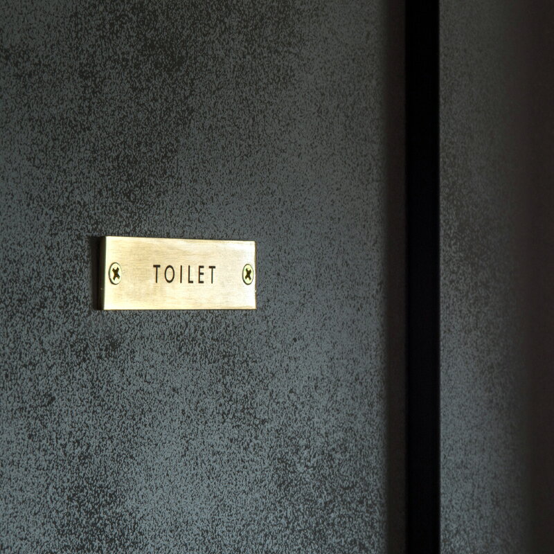 【メール便1通につき5個まで】サインプレート トイレ TOILET ドアプレート トイレサイン ドアプレート