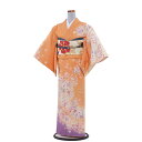 【レンタル】訪問着 フルセットレンタル / 212 NEOオレンジ 小花 / 付下げ 着物 結婚式 入学式 卒業式 卒園式 七五三 お宮参り お茶会 式典 結納 753 訪問着レンタル 着物レンタル きものレンタル 訪問着フルセット ママ 母親 母 貸衣装 貸衣裳 セット 送料無料