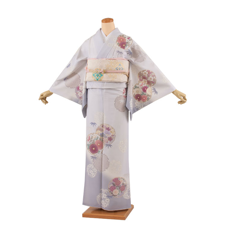 訪問着フルセットレンタル593薄紫...