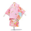 【レンタル】ベビー着物 /334 ピンク/華と鞠 / 女の子 ひな祭り 桃の節句 花柄 和装 和服 赤ちゃん プレゼント ベビー服 子供 ベビー ひなまつり 衣装 子供服 ベビーの着物 こどもの日 子供の日 お正月 衣装 衣裳 ★送料無料