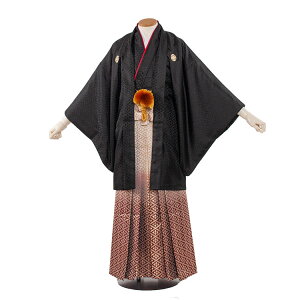 【レンタル】紋付12点フルセット 往復送料無料 新品足袋プレゼント 卒業式 結婚式 成人式 イベント レンタル袴 レンタル衣装 袴セット 羽織袴 紋付袴 袴レンタル 紋付羽織袴 男 袴 男性 セット メンズ 貸衣装 紋付き袴 紋付 羽織 着物 黒紋付 花菱エンジぼかし袴 3AF5B50格安セール
