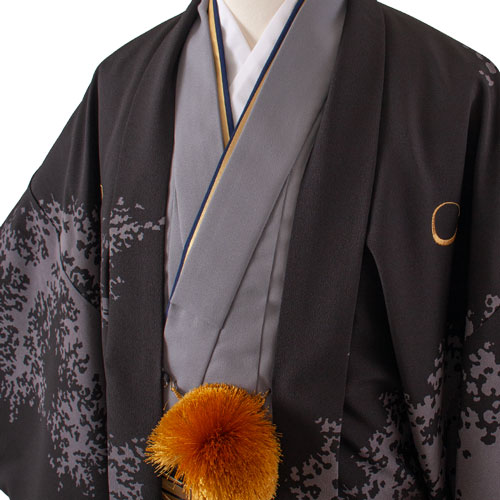 【レンタル】紋付12点フルセット 往復送料無料 新品足袋プレゼント 卒業式 結婚式 成人式 イベント レンタル袴 レンタル衣装 袴セット 羽織袴 紋付袴 袴レンタル 紋付羽織袴 男 袴 男性 セット メンズ 貸衣装 紋付き袴 紋付 羽織 着物 5C19 黒地 青龍