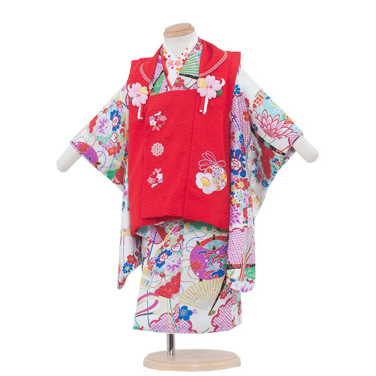 【レンタル】七五三 着物 2歳 女の子 レンタル フルセット 七五三レンタル 2歳女の子 二歳 女児 被布セットレンタル七五三 753 被布 小柄な3歳 2歳着...