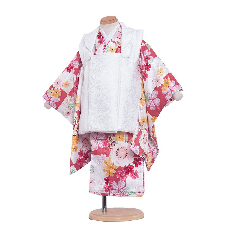 【レンタル】七五三 着物 2歳 女の子 レンタル フルセット 七五三レンタル 2歳女の子 二歳 女児 被布セットレンタル七五三 753 被布 小柄な3歳 2歳着...