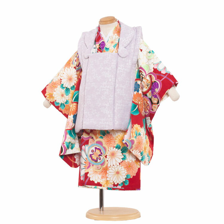 【レンタル】七五三 着物 2歳 女の子 レンタル フルセット 七五三レンタル 2歳女の子 二歳 女児 被布セットレンタル七五三 753 被布 小柄な3歳 2歳着...