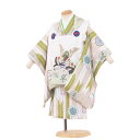 【レンタル】【被布セット レンタル 2歳】【七五三 着物 2歳】2015 緑系矢絣×グリーン / 七五三 男の子 3歳 七五三 レンタル 男の子 着物レンタル ...