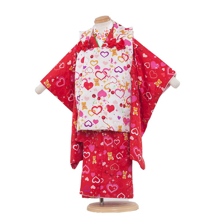 【レンタル】七五三 着物 3歳 女の子 レンタル おしゃれ 3歳女の子 被布 753着物 被布フルセット 753 ひな祭り 子供 きもの 七五三レンタル 貸衣装...