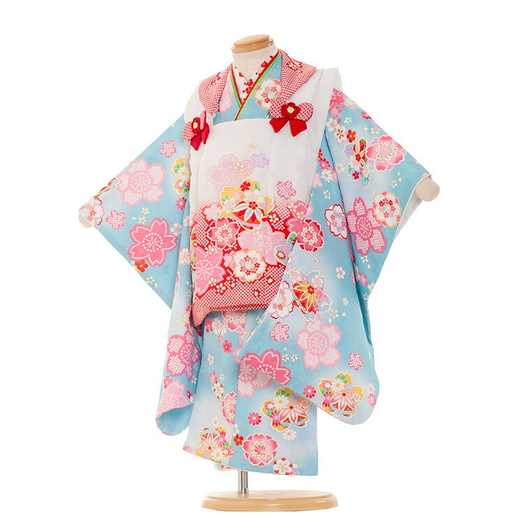 【レンタル】七五三 着物 3歳 女の子 レンタル おしゃれ かわいい 3歳女の子 被布 753着物 被布フルセット 753 ひな祭り 子供 きもの 七五三レンタ...